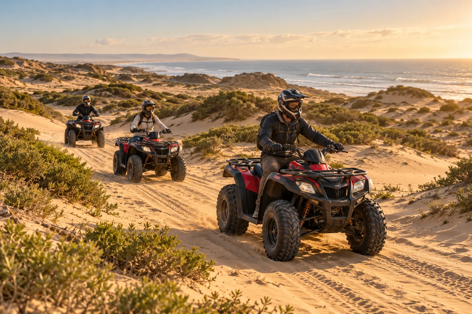 Excursion guidée en quad dans les dunes côtières près d’Essaouira