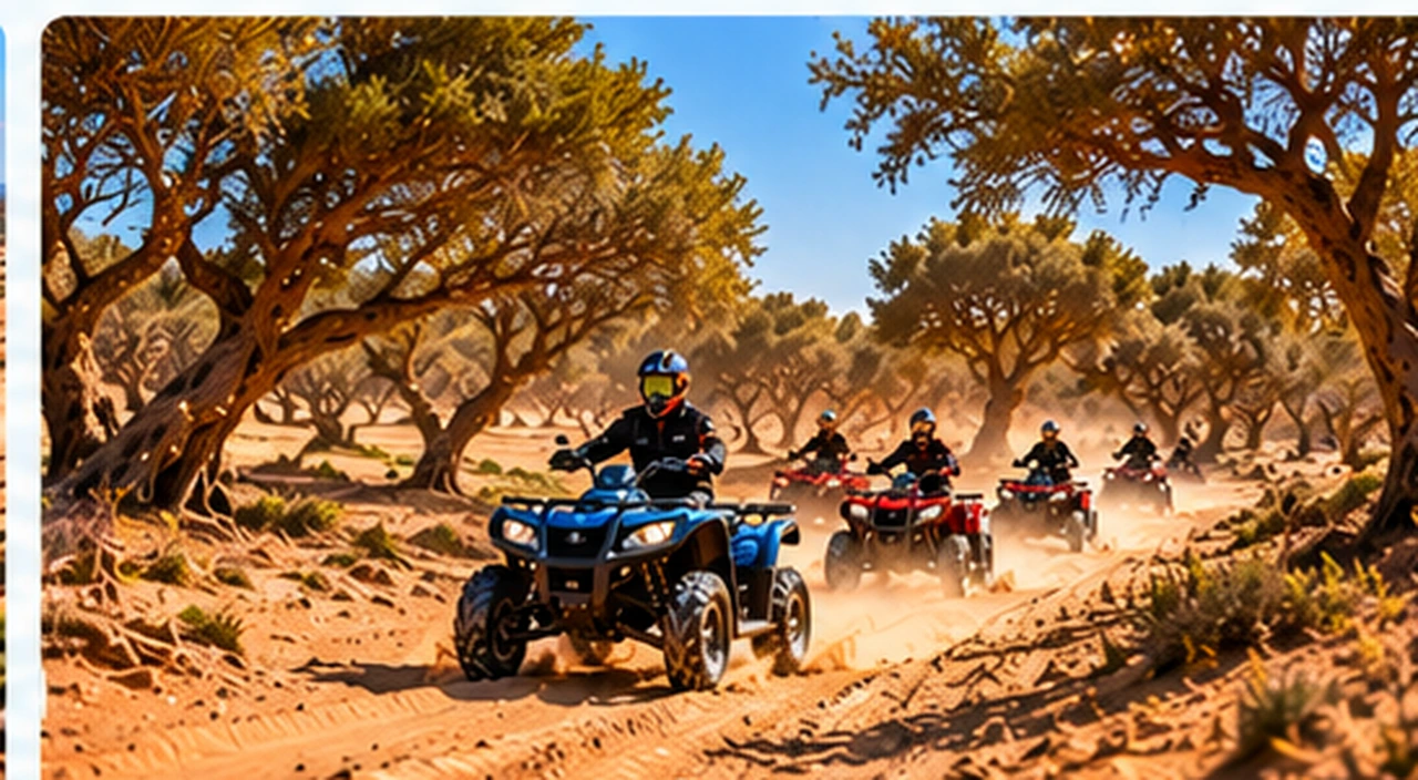 Quad à Essaouira, plage et dunes