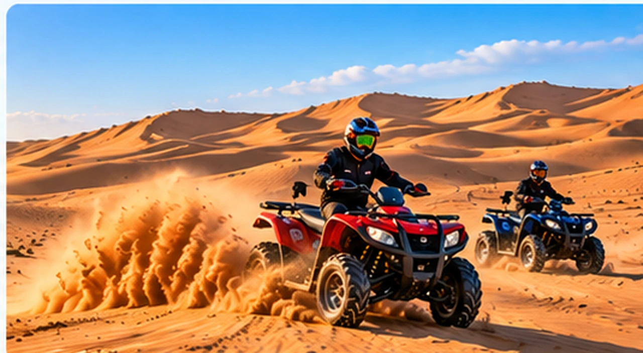 Quad à Essaouira, plage et dunes